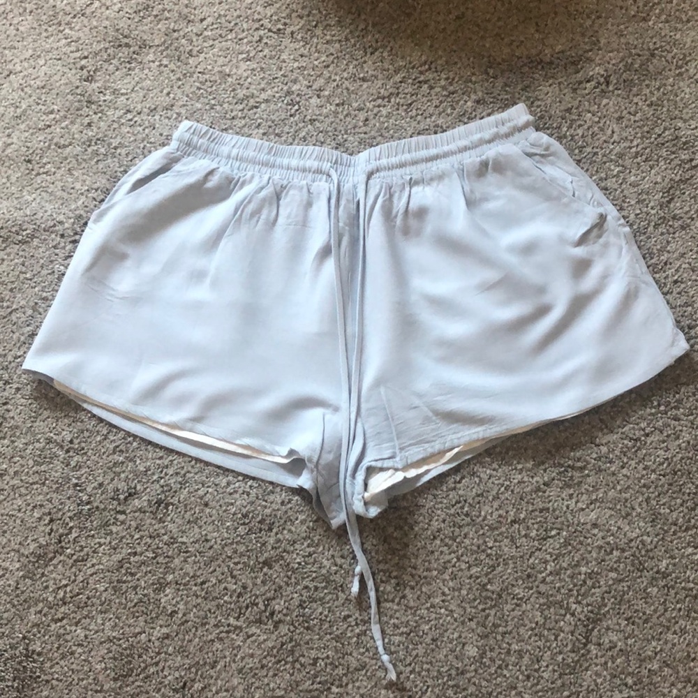 Know. One. Cares Light Blue Shorts